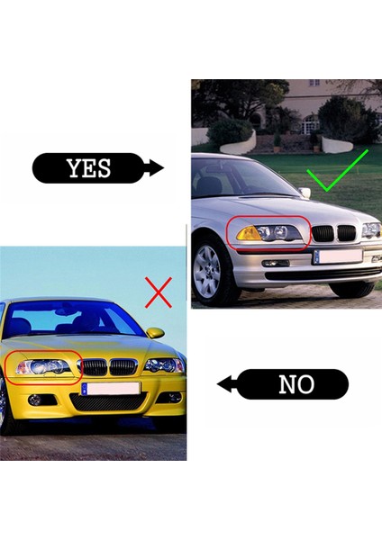 L & R Bmw E46 3 Serisi 4 Kapılı 320I 325I 330I 2002-2005 Araba Far Camı Kapağı Lamba Gölge Len Kafa Işık Muhafazası Kapağı (Yurt Dışından) fırsatları