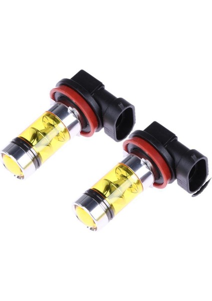 2 x Yüksek Güçlü LED Işıklar 100W H11 Sarı Sis Farı 20LED Far (Yurt Dışından)