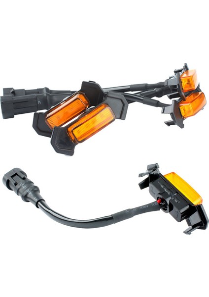 2016 -2020 Için Ön Izgara Aydınlatma LED Izgara Işıkları Kiti 24 Adet (Amber Kabuk Sarı Işık) (Yurt Dışından) fiyatları