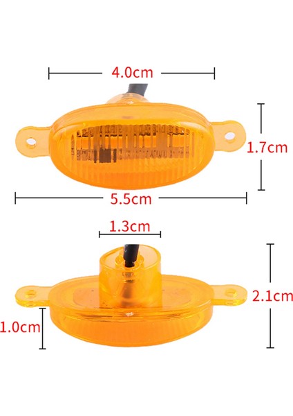 16X [tak ve Çalıştır] Araba LED Ön Izgara Füme Koşu Lambası (Yurt Dışından)