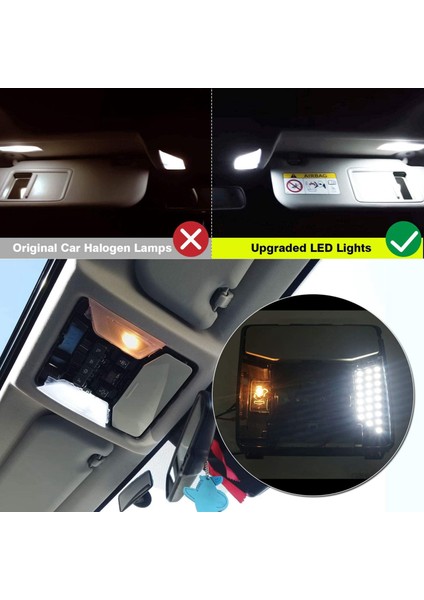2x JB23 JB33 JB43 JB53 1998-2018 Iç Lambalar Dome Harita Çatı Işıkları LED Okuma Lambası Canbus Ampuller (Yurt Dışından)