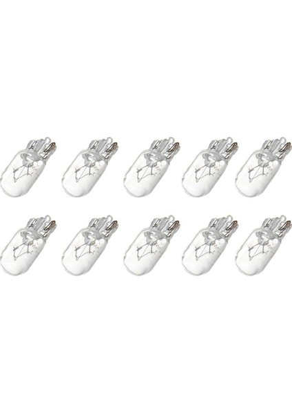 Araba T10 12V 5W 168 194 W5W Halojen Ampul, 10 Paket Sıcak Beyaz (Yurt Dışından) modelleri