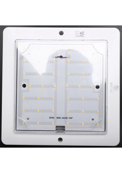 Araba Karavan Rv LED Çatı Tavan Iç Lamba Kubbe Işık Sıcak Işık (Yurt Dışından)