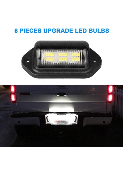 4 Adet 12 V LED Plaka Lambası Araba Tekneler Için Motosiklet Otomotiv Uçak Rv Kamyon Römork Dış Lambalar (Yurt Dışından)