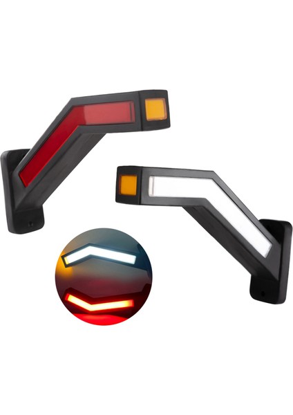 4 Adet 33LED Römork LED Yan Işaretleyici Aydınlatma Anahat Işaretleyici Kamyon Işık Van Römork Için LED Işıkları 12-24V (Yurt Dışından) fiyatları