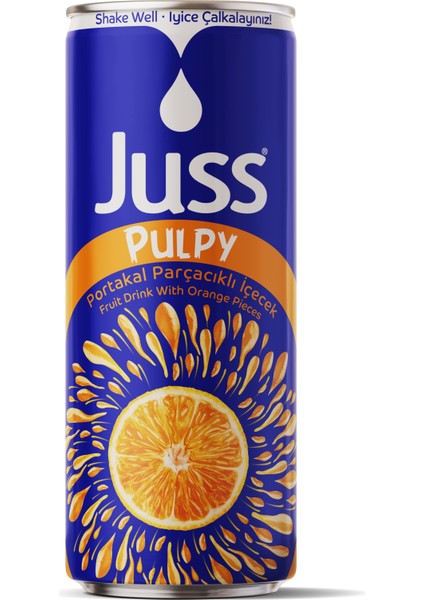PARÇACIKLI İÇECEK PORTAKAL 250 ML KUTU