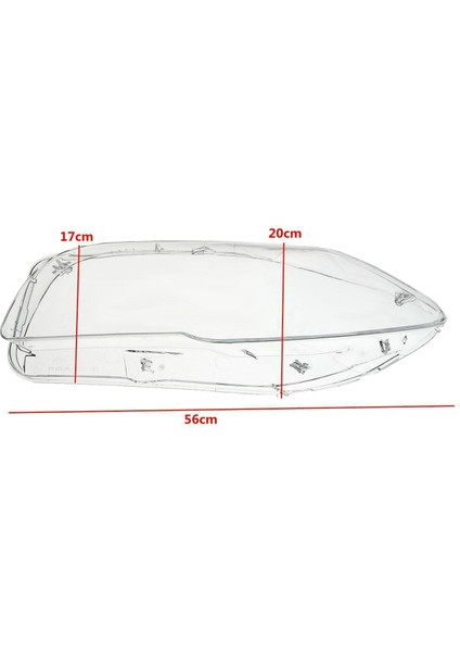 3x Araba Ön Far Başkanı Işık Lambası Lens Kapağı-5 Serisi F10 F18 520 523 525 535 530 2010-2014 Sağ (Yurt Dışından)