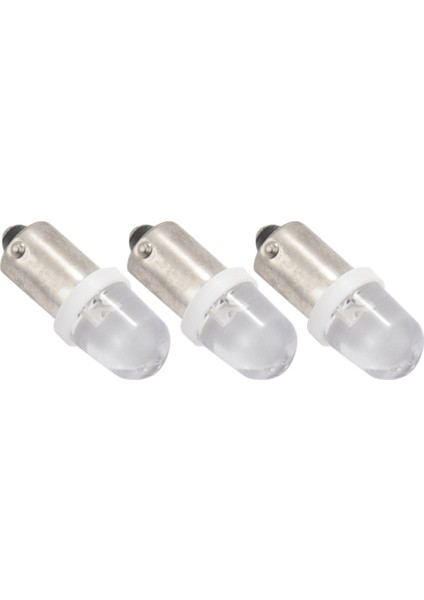 20 Adet BA9S H6W Süngü LED Ampuller Araba Harita Lambası 12 V Beyaz (Yurt Dışından)