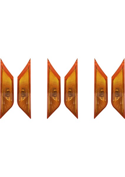 3x Yan Işaretleyici Dönüş Sinyali Işık Yan Yaprak Lambası 2016-2020 Için LED Ampul ile 34350TETH01 34300TETH01 (Yurt Dışından)