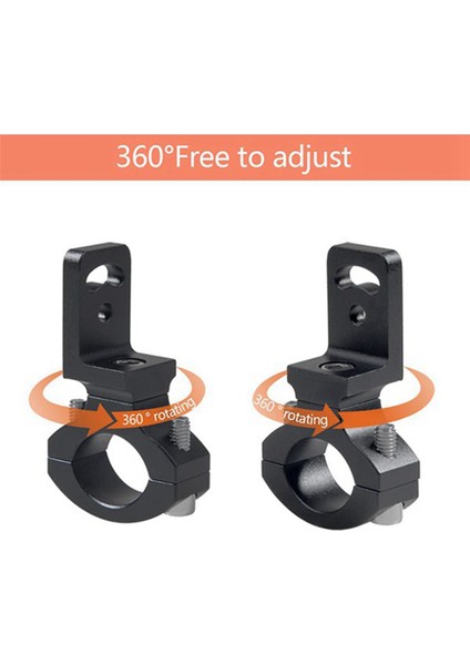 4 Adet Evrensel Gidon 22 25MM 7/8 Inç Motosiklet Far Braketi Spot Tutucu Boru Kelepçesi Cafe Chopper Için (Yurt Dışından)