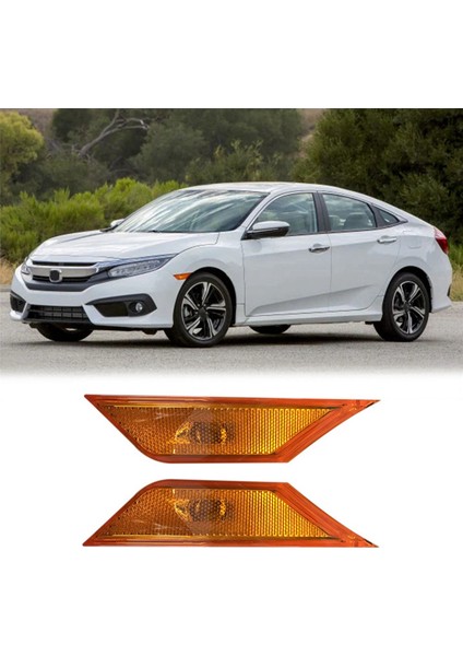 3x Yan Işaretleyici Dönüş Sinyali Işık Yan Yaprak Lambası 2016-2020 Için LED Ampul ile 34350TETH01 34300TETH01 (Yurt Dışından) indirimleri