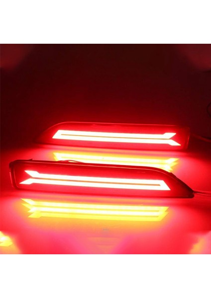 4 Adet-V 2007 2008 2009 Çok Fonksiyonlu LED Arka Tampon Işık Arka Sis Lambası Oto Ampul Fren Lambası (Yurt Dışından)
