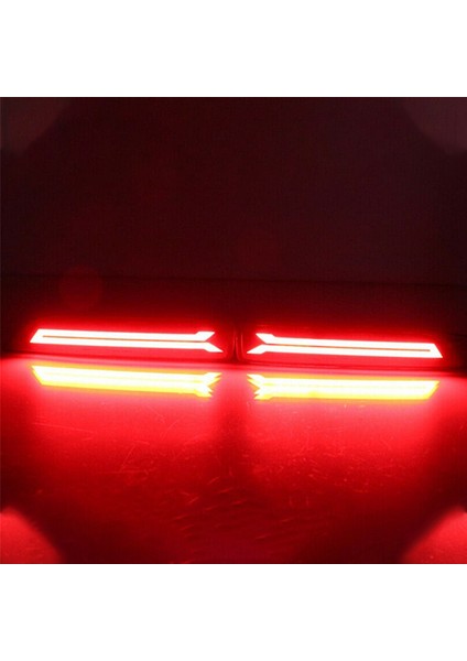 4 Adet-V 2007 2008 2009 Çok Fonksiyonlu LED Arka Tampon Işık Arka Sis Lambası Oto Ampul Fren Lambası (Yurt Dışından)