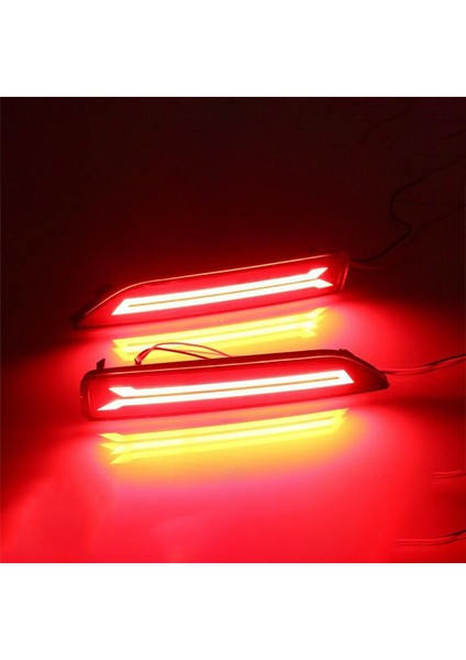 4 Adet-V 2007 2008 2009 Çok Fonksiyonlu LED Arka Tampon Işık Arka Sis Lambası Oto Ampul Fren Lambası (Yurt Dışından)