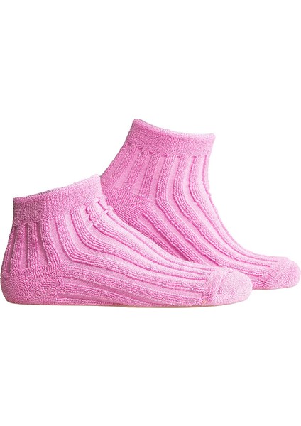 Kadın Uyku Çorabı 3'lü Set 36-40 Pembe