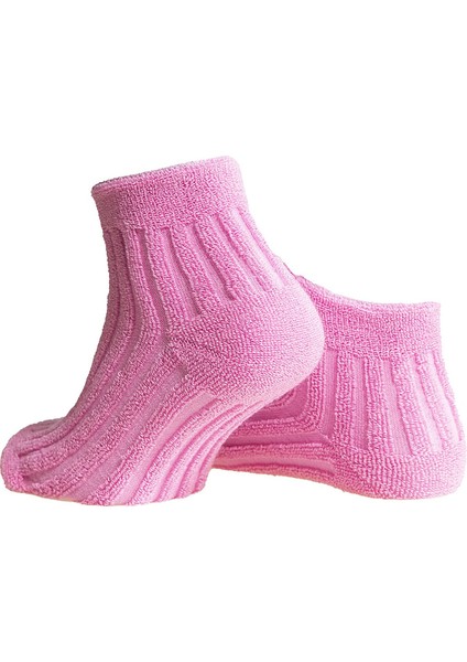 Kadın Uyku Çorabı 3'lü Set 36-40 Pembe