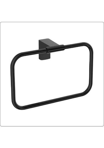 Galaxy Halka Havluluk Mat Siyah