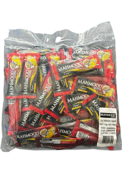 Coffee İkramlık Hazır Kahve 3ü 1 Arada 40 x 10 gr