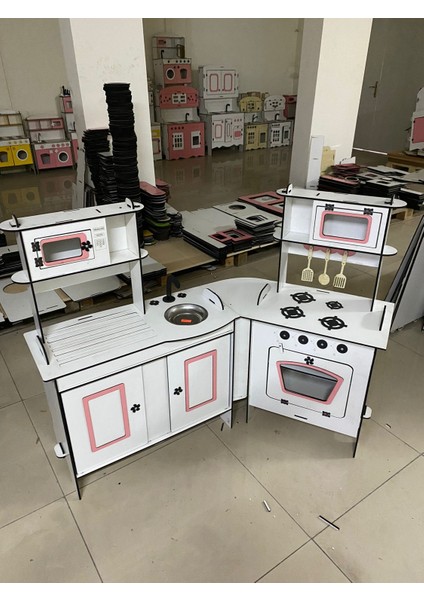 100X135 Ahşap Oyuncak Mutfak