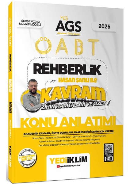 2025 Meb Ags Öabt Rehberlik İle Kavram Zihin Haritaları Ve Özet Konu Anlatımı