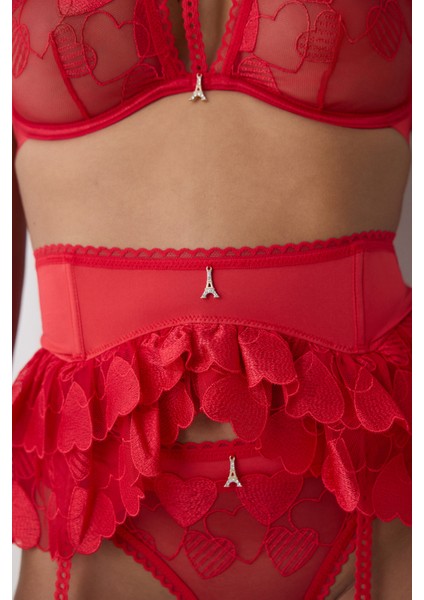 Halter Wire Kırmızı Sütyen - Penti Loves Paris Koleksiyonu fırsatları