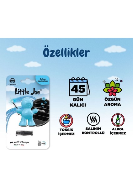 Kötü Koku Giderici Araç Kokusu (Odour Neutraliser)-45 Gün-Oto Kokusu Kalıcı Klima Parfüm