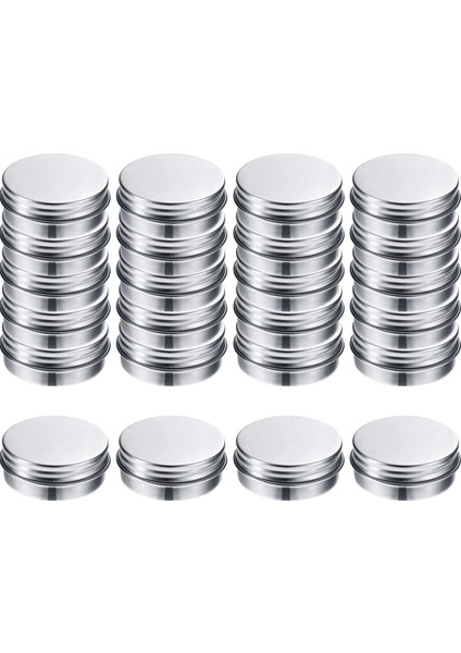 Vidalı Yuvarlak Alüminyum Teneke Kutular-Alüminyum Vidalı Kapaklı Yuvarlak Teneke Konteyner Şişesi (Yurt Dışından)