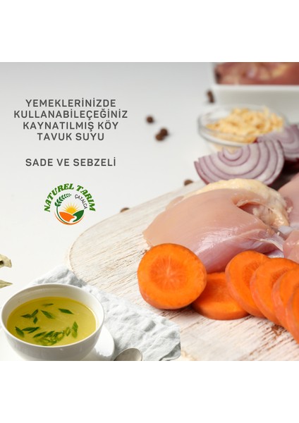 Köy Tavuk Suyu Kaynatılmış (Sebzeli) fiyatları