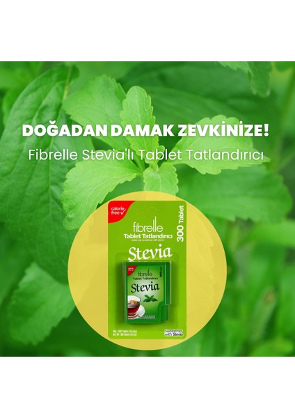 Stevialı Tablet Tatlandırıcı 300'LÜK Kutu modelleri