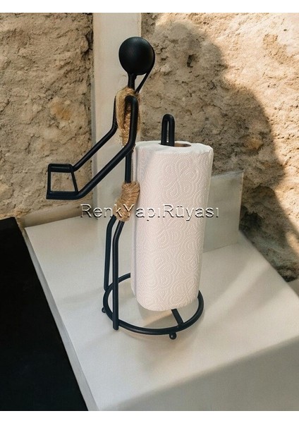 Dekoratif Kağıt Havluluk - Yükseklik 38 cm Havlu Takma Yeri 28 cm