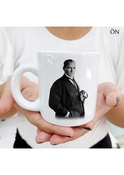 Ulu Önder Mustafa Kemal Atatürk Dayanıklı Her Yaşa ve Zevke Uygun Kişiye Özel Kupa Bardaklar