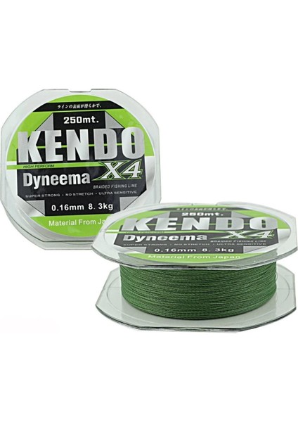 Dynema 4 Örgü 120MT (Green) Ip Misina modelleri