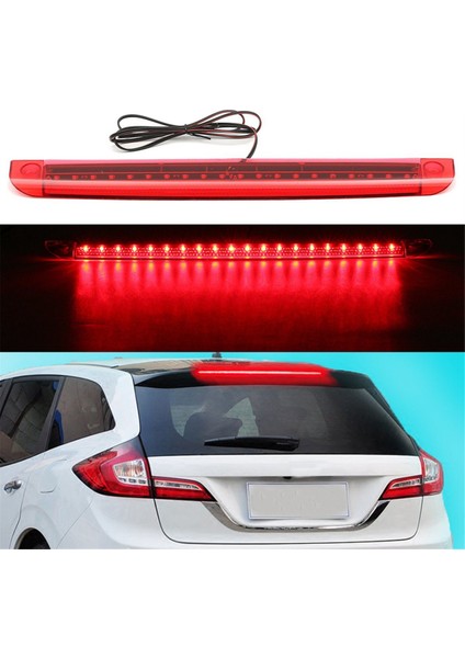 6x Universal Araç Motosiklet Kırmızı 12V 20 LED 3rd Yüksek Dağı Fren Kuyruk Stop Lambası (Yurt Dışından)