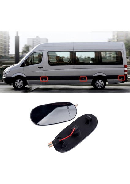12X LED Dinamik Yan Işaretleyici Dönüş Sinyali Işıkları Gösterge Lambası Sprinter W906 2006-2018 Için (Yurt Dışından) indirimleri