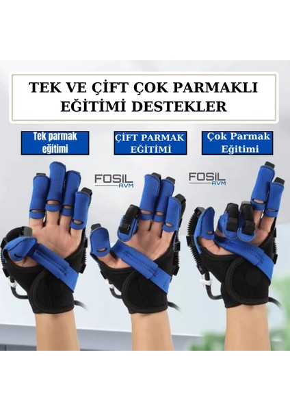 Hasta Için Inme Hemipleji Parmak Rehabilitasyon Eğitim Robot Eldiven Parmak El Egzersiz Fizik Tedavi