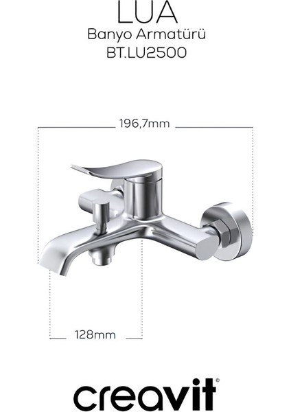 Lua Batarya Seti 3’lü Banyo-Lavabo-Evye