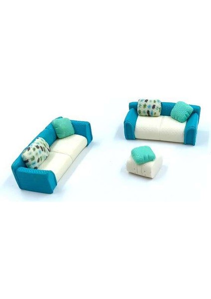 Maket 150 Ölçek Koltuk Takımı 3 Parça NSF-218
