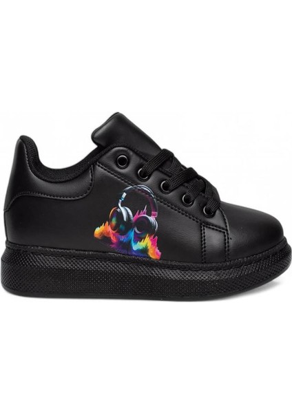 Mdl Siyah Günlük Kız Çocuk Sneaker Spor Ayakkabı