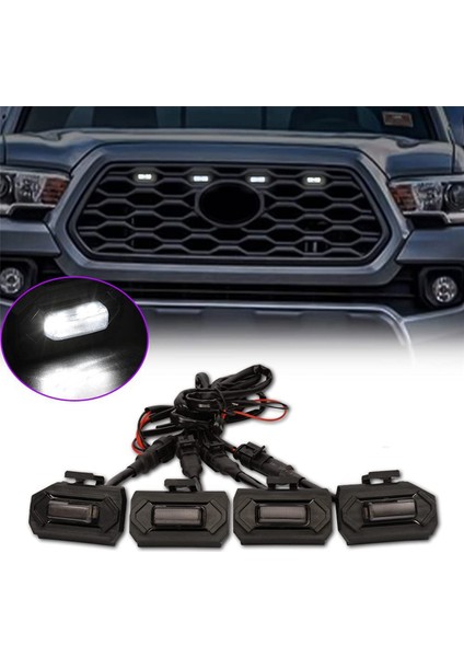 4pcs LED Ön Izgara Işıkları, Beyaz Işık (Yurt Dışından) modelleri