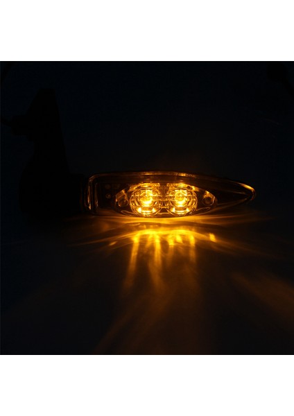 4x Motosiklet Ön LED Dönüş Sinyal Işığı Duman Lens Yan Göstergesi S1000R S1000RR S1000XR R1200GS R1200RS (Yurt Dışından)
