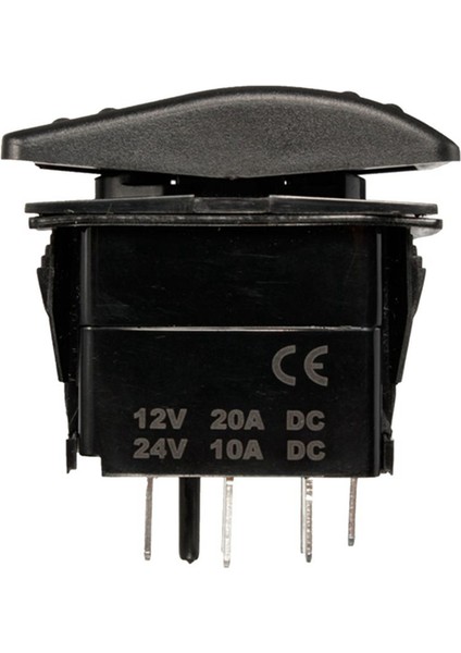 6x 12V 20A Vinç Çıkışı Açık-Kapalı-Açık Rocker Anahtarı 7 Pinli LED Mavi (Yurt Dışından)