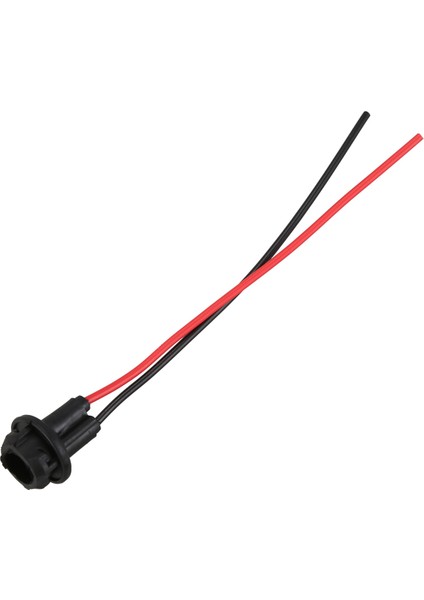 100X T10 W5W 168 194 Lamba Tutucu Soket Cam Taban Lamba Soketi Dıy, Siyah (Yurt Dışından)