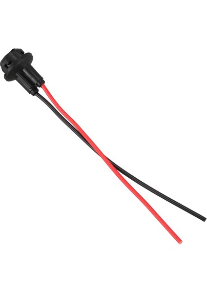 100X T10 W5W 168 194 Lamba Tutucu Soket Cam Taban Lamba Soketi Dıy, Siyah (Yurt Dışından)