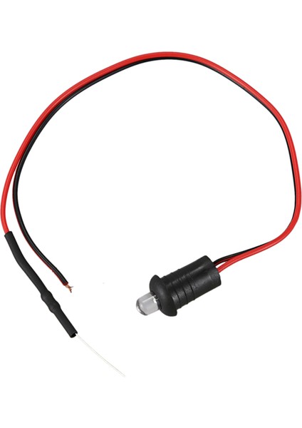 2x 12V Yanıp Sönen Kukla Sahte Araba Alarmı Dash Montajlı LED Işık (Kırmızı) (Yurt Dışından)