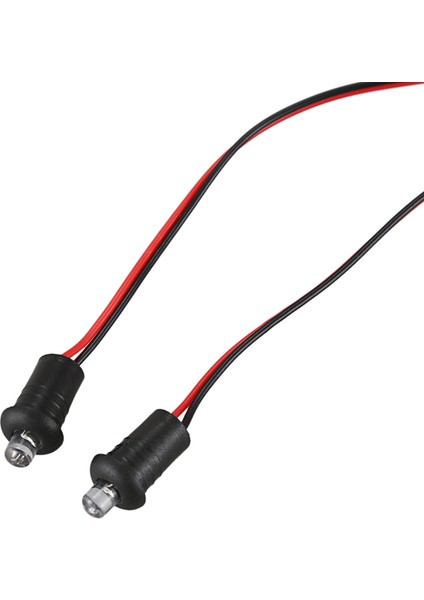 2x 12V Yanıp Sönen Kukla Sahte Araba Alarmı Dash Montajlı LED Işık (Kırmızı) (Yurt Dışından)