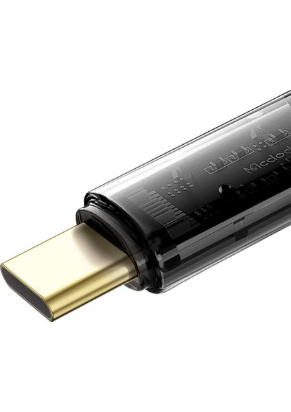 CA-2110 100W Type-C To Type-C Veri Aktarım ve Şarj Kablosu 1.2m-Siyah