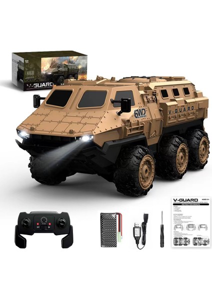 Simülasyon Zırhlı Off-Road Altı Tekerlekten Çekişli Yüksek Hızlı (Yurt Dışından)