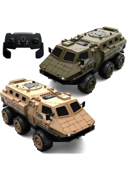 Simülasyon Zırhlı Off-Road Altı Tekerlekten Çekişli Yüksek Hızlı (Yurt Dışından)