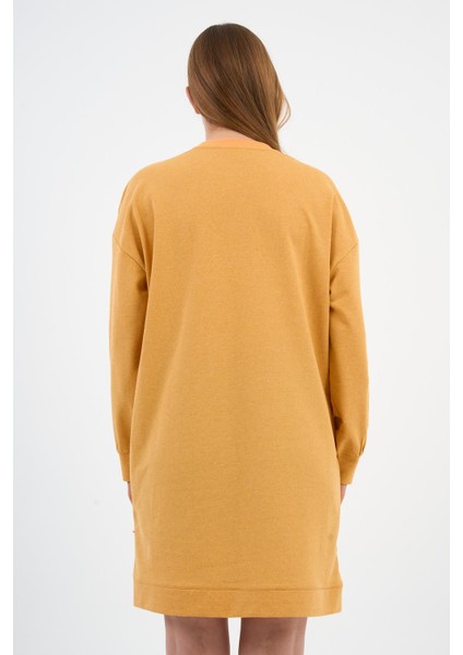 Kadın Kanguru Cepli Oversize Tunik (B24-00225)