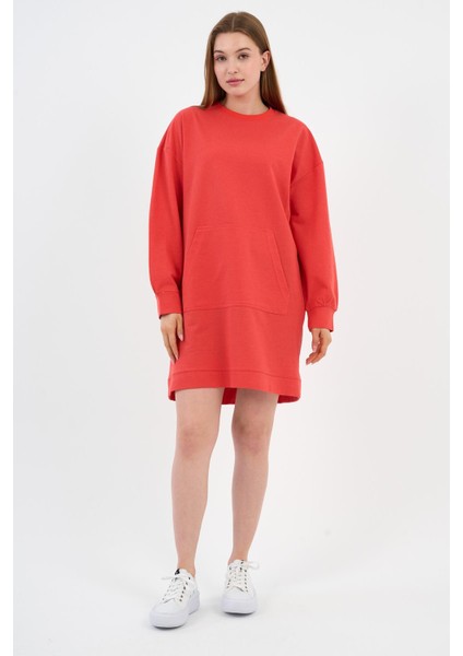 Kadın Kanguru Cepli Oversize Tunik (B24-00225) fiyatları